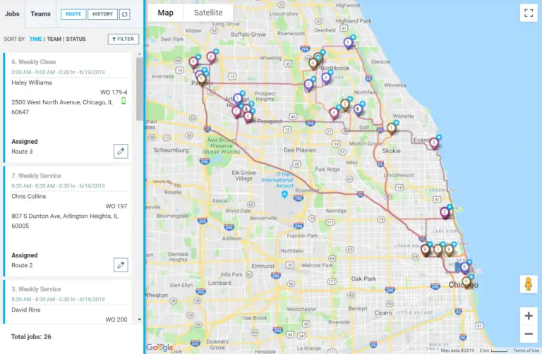 ServiceBridge Routing Dashboard